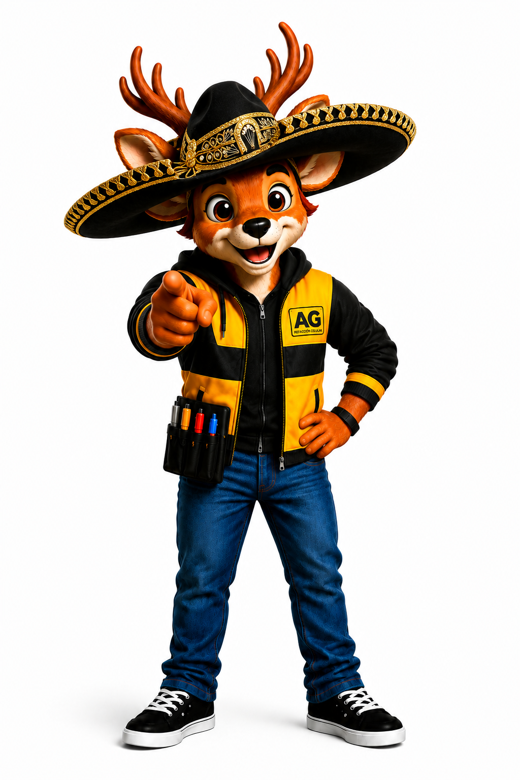 Jack con sombrero de charro